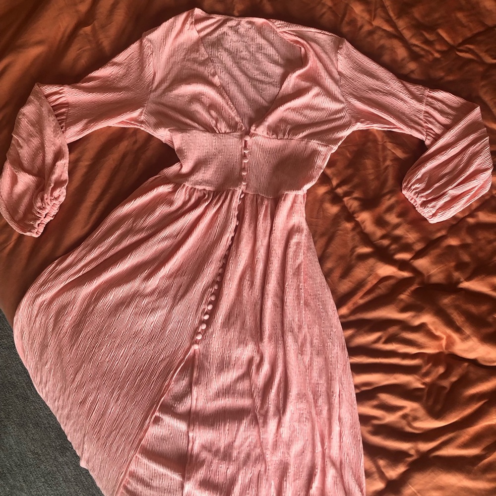 Pink Cottagecore Dress - Picture 2 of 4